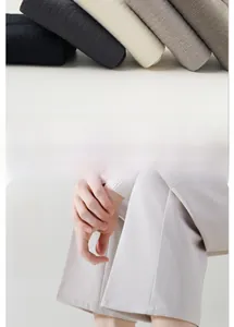 Close-up of premium knit texture on cotton socks featuring multiple solid color options