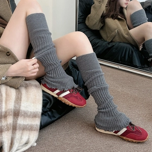 Jambières En Tricot Pailleté Pour Femmes Chaussettes Slouch Nervurées Avec Bordure Volantée Style Y2K