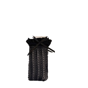Lace bow hollow mesh mid-calf socks with ruffles and ribbons for Lolita style