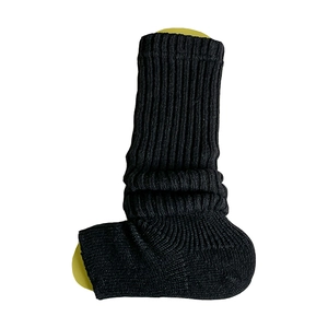 Jambières épaisses en tricot noir à rayures verticales pour les styles hiver JK et Lolita