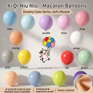 Macaron Latex Balloons Thickened Pastel Colors For Birthday Wedding Party Christmas Festival Decoration