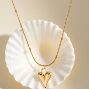 Minimalistisch Edelstahl Herz Halskette Ohrringe Fußkettchen Set Für Damen Titanstahl Massiv Herz Kugelkette Schmuck