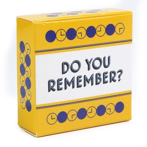 Detailed side view of the bright yellow Truth or Dare box with Do You Remember text