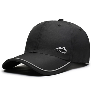 Quick Drying Polyester Baseball Cap Breathable Sun Protection Outdoor Sports Mountain Graphic Adjustable Lightweight
