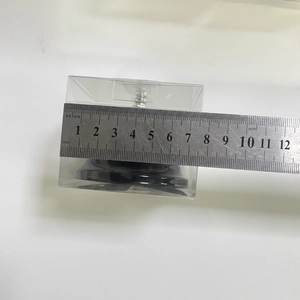 Macro view of service call bell in clear packaging showing 8.5cm width measurement