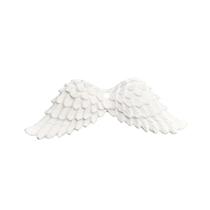 Silicone mold for DIY angel wing pendants featuring detailed feather texture for jewelry making