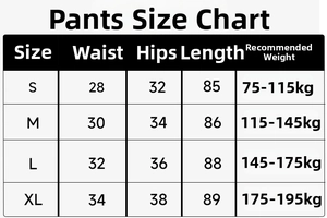 Guide des tailles pour leggings de yoga sans couture avec tour de taille et de hanches