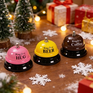 Creative Metal Desktop Service Call Bell Funny Novelty Desktop Ornament For Party Bar Coffee Shop Decor Festive Gift