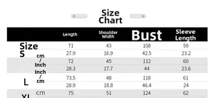 Detailed size guide table with measurements for plush leopard heart hoodie in CM and Inches