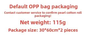 Detail of wall decal packaging specifications including 115g weight and 30x60cm size details
