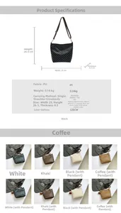 Detailed dimensions and color palette overview of the vintage floral bucket bag
