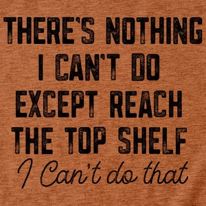 Detail of printed quote on caramel cotton fabric showing textile texture and print quality