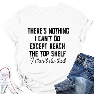 Flat lay of white slogan t-shirt with rolled sleeves and stylish side-knot detail