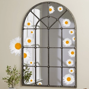 Stickers Muraux Marguerite PVC Décalcomanies Fleurs Blanches Autocollants Pour Miroir Fenêtre Verre Décoration Style Floral