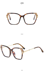 Macro view of retro tortoise shell square sunglasses frame with gold metal hinges