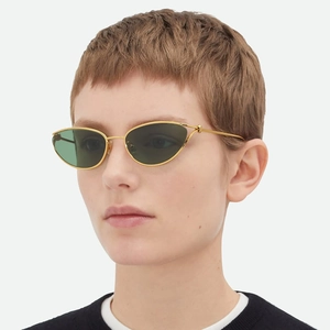 Vintage Cat Eye Sunglasses Metal Frame UV400 Protection Oval Trendy Sun Glasses For Women Men Travel Beach Outdoor