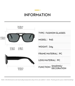Guide des tailles détaillé pour lunettes aviateur avec largeur et longueur de branche