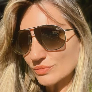 Aviator Sunglasses Metal Frame Double Bridge UV400 Protection Retro Hip Hop Vintage Fashion Eyewear For Men Women
