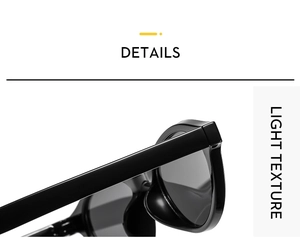 Macro detail of glossy black oval frame hinges and fine texture on vintage Y2K sunglasses
