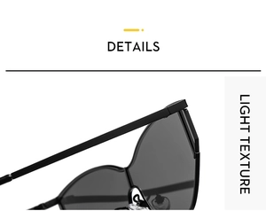 Close-up of matte black Y2K cat-eye sunglasses showing light texture nose pads and hinges
