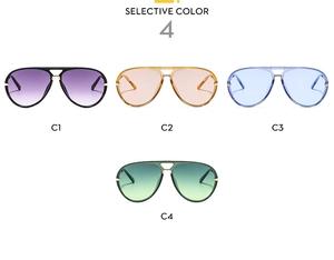 Detail showing four selective color options C1-C4 for pilot style sunglasses