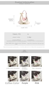 Guide des tailles détaillé et spécifications techniques du sac cabas brodé en PU