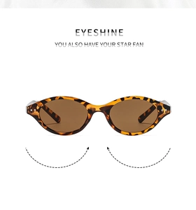Front view of vintage oval sunglasses featuring tortoiseshell frame and metal rivet detail