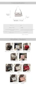 Tableau des tailles détaillé et spécifications du mini sac carré tressé bandoulière