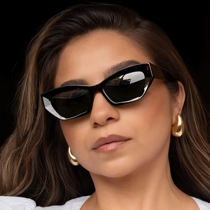 Cat Eye Sunglasses PC Frame AC Lens UV400 Protection Retro Vintage Style Fashion Sun Glasses Women Men Unisex