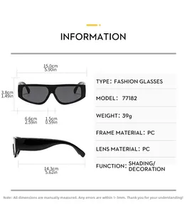 Guide détaillé des dimensions et caractéristiques des lunettes de soleil rétro noires