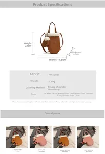 Detailed view showing dimensions and materials of the creative glove-shaped crossbody bag