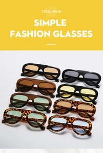 Collection détaillée de lunettes de soleil oversize élégantes en plusieurs coloris et motifs