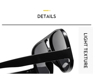 Detail shot of black aviator sunglasses frame hinge with light texture and glossy finish