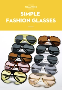 Collection de lunettes de soleil aviateur rétro avec montures et verres teintés