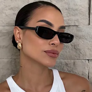 Retro Oval Sunglasses Fashion UV400 Protection Small Frame PC AC Material Metal Hinges Vintage Street Eyewear Unisex