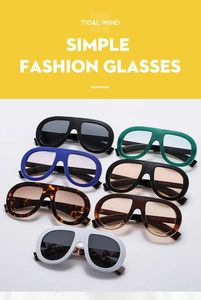 Detailed collection of oversized fashion sunglasses in assorted vibrant frame colors