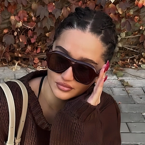 Y2K Sport-Sonnenbrille in Dunkelbraun mit breiten Bügeln für Damen und Herren