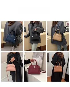 Sacs bandoulière pour femmes en six coloris présentés avec des tenues élégantes