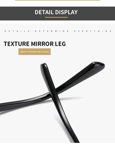 Detail view of smooth glossy black temples on retro oval sunglasses with metal hinges
