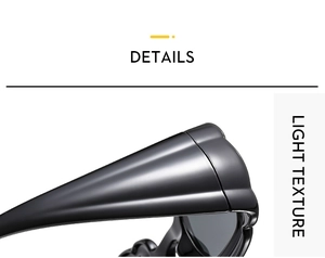 Detailed close-up of the smooth hinge and lightweight black frame of petal sunglasses
