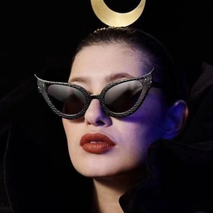 Lunettes De Soleil Oeil De Chat Avec Texture Ecailles De Serpent Et Verres AC UV400 Pour Hommes Femmes Y2K Punk