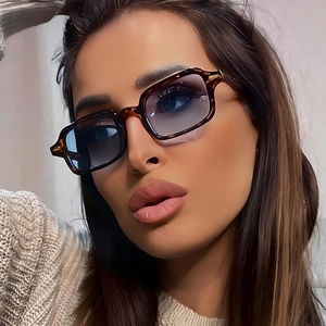 Square Sunglasses PC Frame AC Lens UV Protection Retro Y2K Hip Hop Style Trendy Fashion Eyewear Unisex