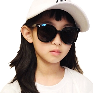 Lunettes de soleil polarisées noires pour enfants avec monture en silicone flexible