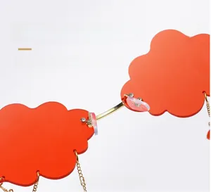 Close-up of comfortable silicone nose pads and golden bridge on cloud sunglasses