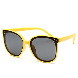 Lunettes de soleil polarisées pour enfants avec monture jaune et verres UV