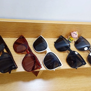 Fashionable oversized sunglasses with metal dot accents in multiple color variants
