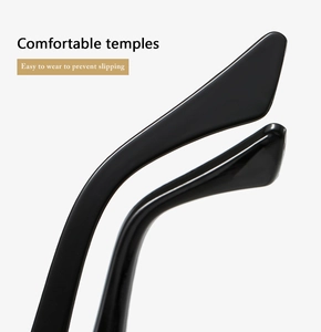 Detail der komfortablen, ergonomischen Anti-Rutsch-Bügel für die Cat-Eye-Sonnenbrille