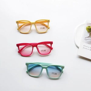 Detail of square vintage kids sunglasses with UV 400 protection and CE certification marks