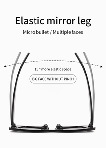 Detail of polarized sunglasses with 15-degree elastic hinges for comfortable fit