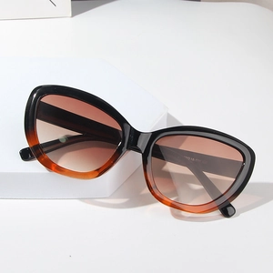 Cat Eye Sunglasses PC Resin Frame AC Lens UV400 Protection Gradient Large Frame Retro Fashion Outdoor Streetwear For Women